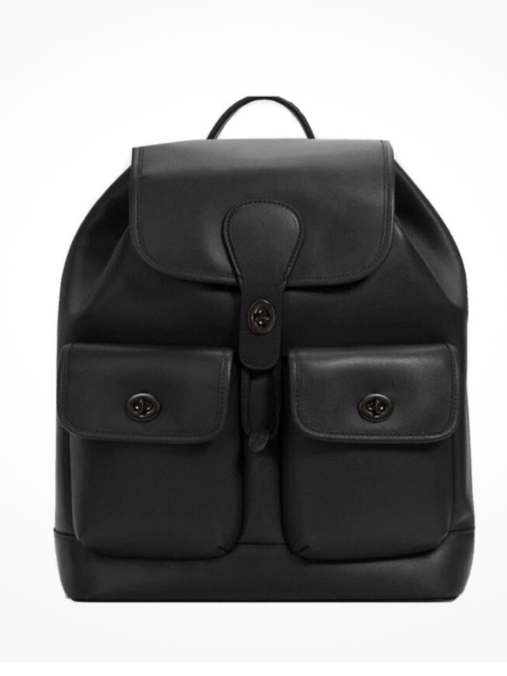 Coach Heritage Leather Backpack - Picture 1 of 14